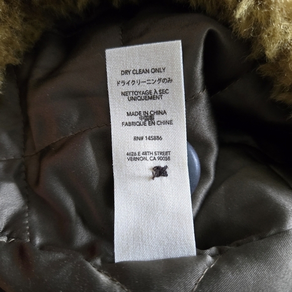 New The Great. Vintage Plush Coat - Harvest Gold NWOT Size 3 / Large - Picture 14 of 14